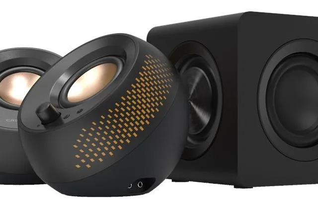 Creative Labs Creative Pebble X Plus - Speaker System - For PC - 2.1-Channel - Wireless - Bluetooth