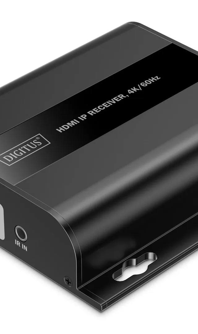 DIGITUS HDMI IP Receiver 4K/60Hz Black