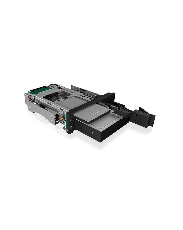 ICY BOX IB-173SSK 13.3 cm (5.25") Storage drive tray Black