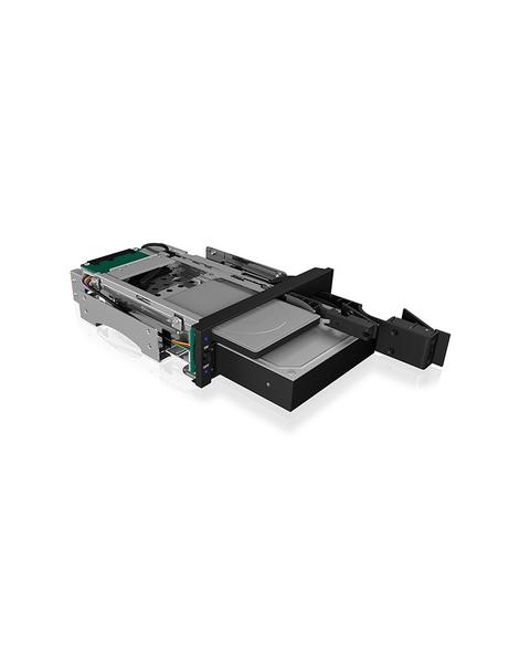 ICY BOX IB-173SSK 13.3 cm (5.25") Storage drive tray Black