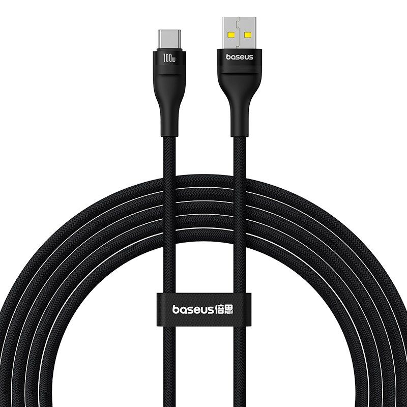 Baseus Flash 2 USB-A To USB-C Cable 2m 100W Black