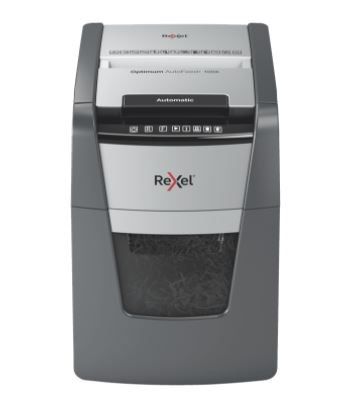 Rexel Optimum AutoFeed+ 100X Automatic Cross Cut Paper Shredder P4