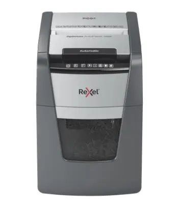 Rexel Optimum AutoFeed+ 100X Automatic Cross Cut Paper Shredder P4
