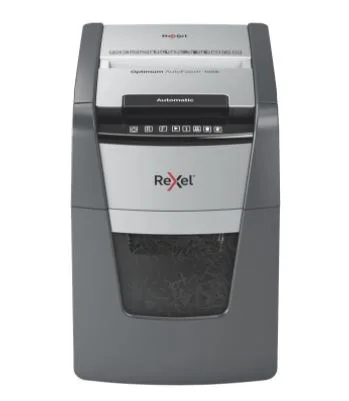 Rexel Optimum AutoFeed+ 100X Automatic Cross Cut Paper Shredder P4