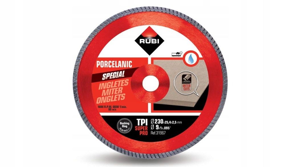 RUBI Diamond Blade 230mm TPI SUPERPRO