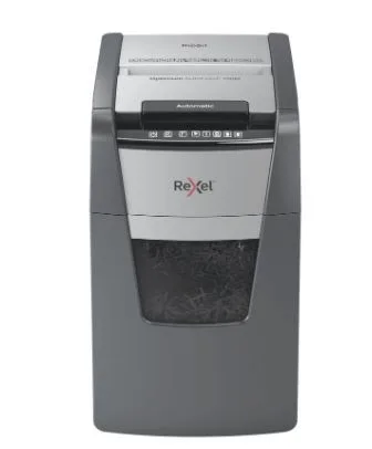 Rexel Optimum AutoFeed+ 150M paper shredder Micro-cut shredding 55 dB 22 cm Black, Grey