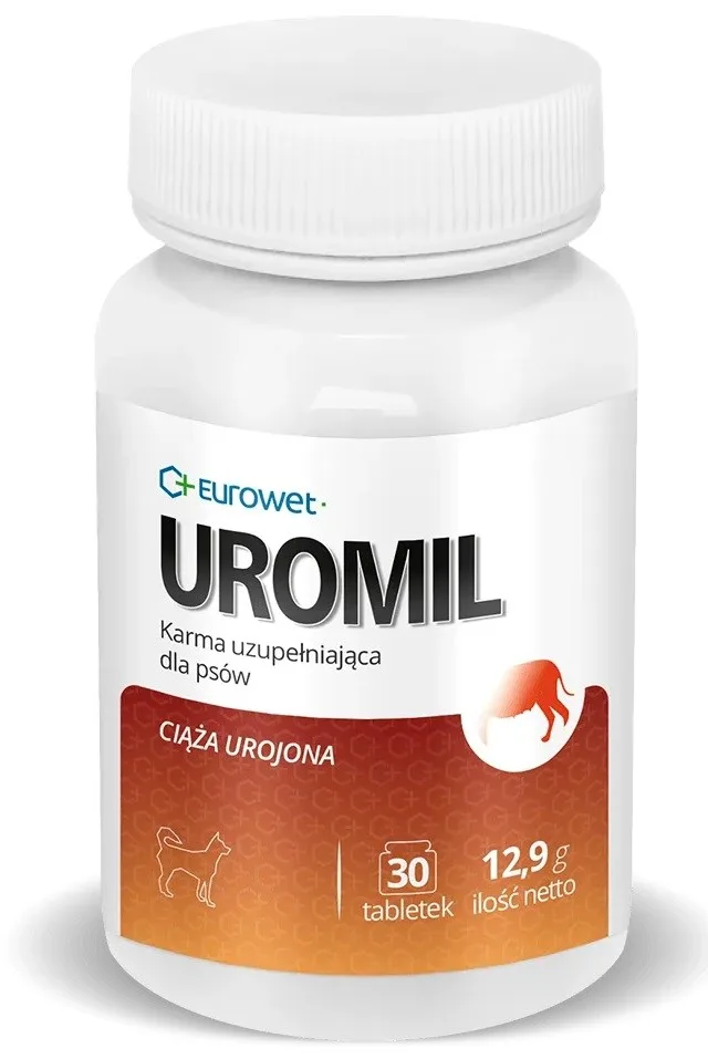 EUROWET Uromil - Supplements For Dogs - 30 Tablets