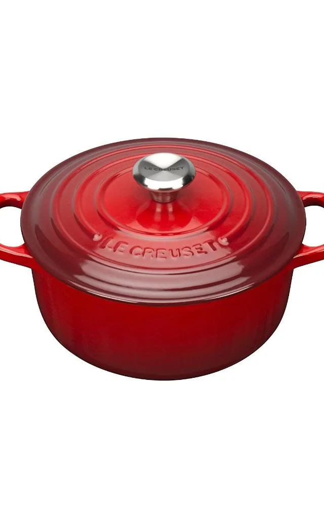 Le Creuset Signature BräTer Rund 20 Cm Kirschrot