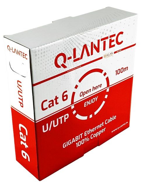Q-LANTEC U/UTP Cat.6A Network Cable Twisted Pair LSOH