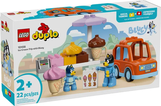 LEGO 10458 DUPLO Bluey Ausflug Zur Eisdiele Mit Bluey