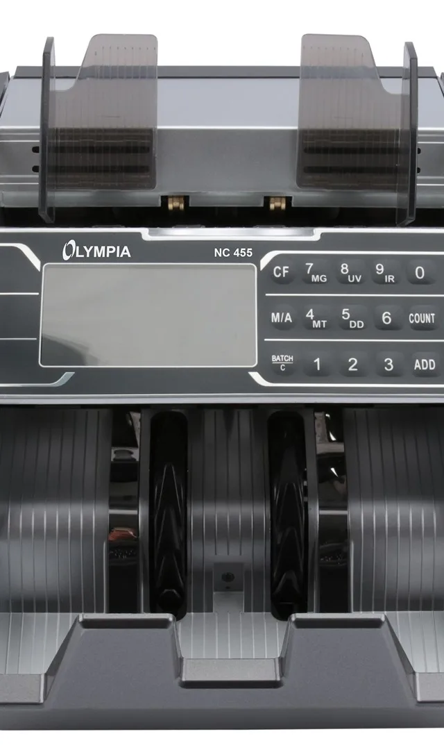 Olympia GeldzäHlgeräT NC 455 FüR Alle Geldscheine Mit UV Und MG-Sicherheitseffekt