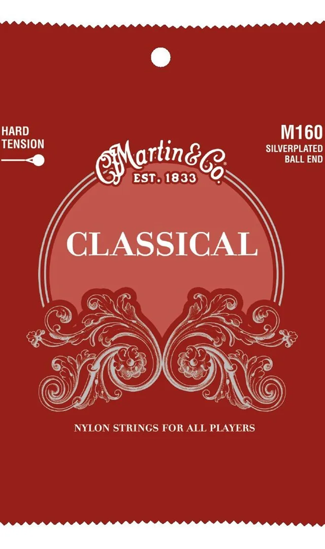 Martin M160 Classical Hard Tension (28-43) - Classical Guitar Strings