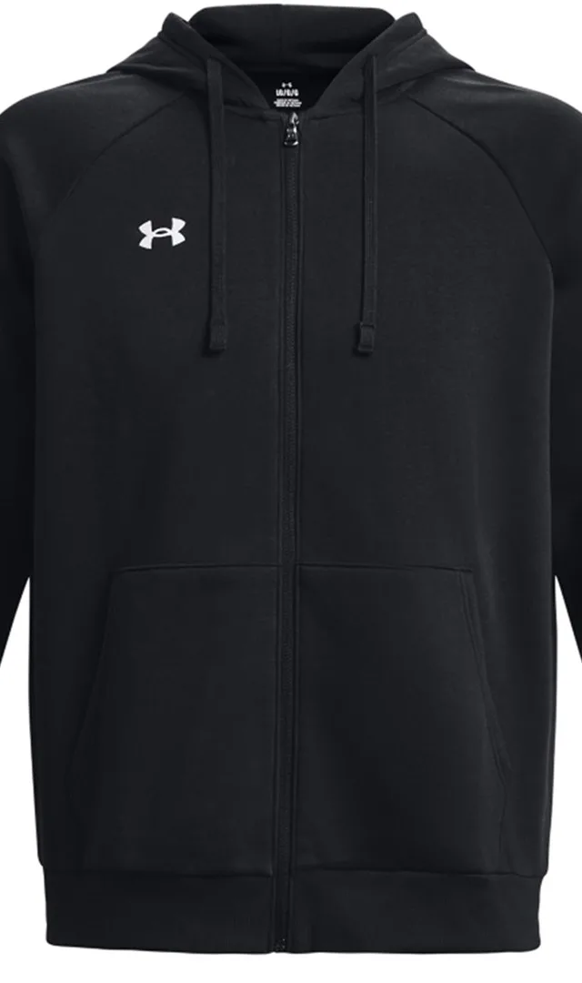 Under Armour Men's Rival Fleece FZ Hoodie black 1379767 001