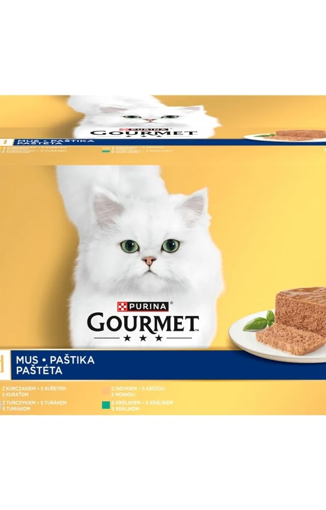 PURINA Gourmet Gold Mousse - Wet Cat Food - 48x85g