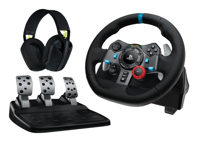 Logitech G29 G435 Gaming Bundle - PC Steering Wheel Headset