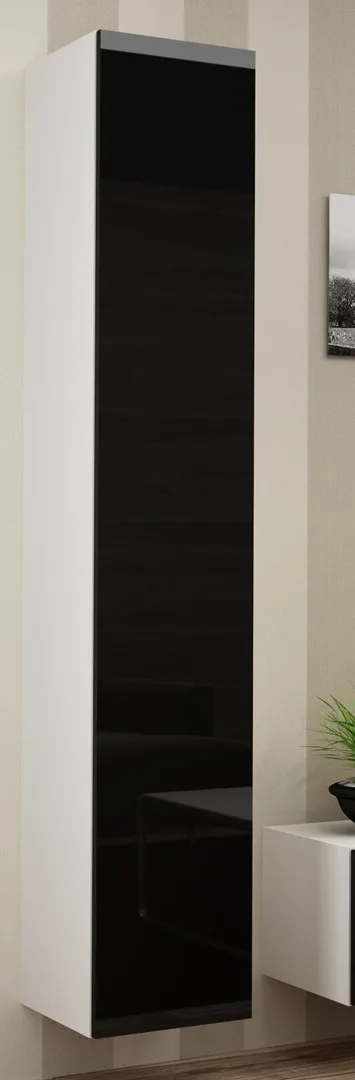 Cama Full cabinet VIGO '180' 180/40/30 white/black gloss