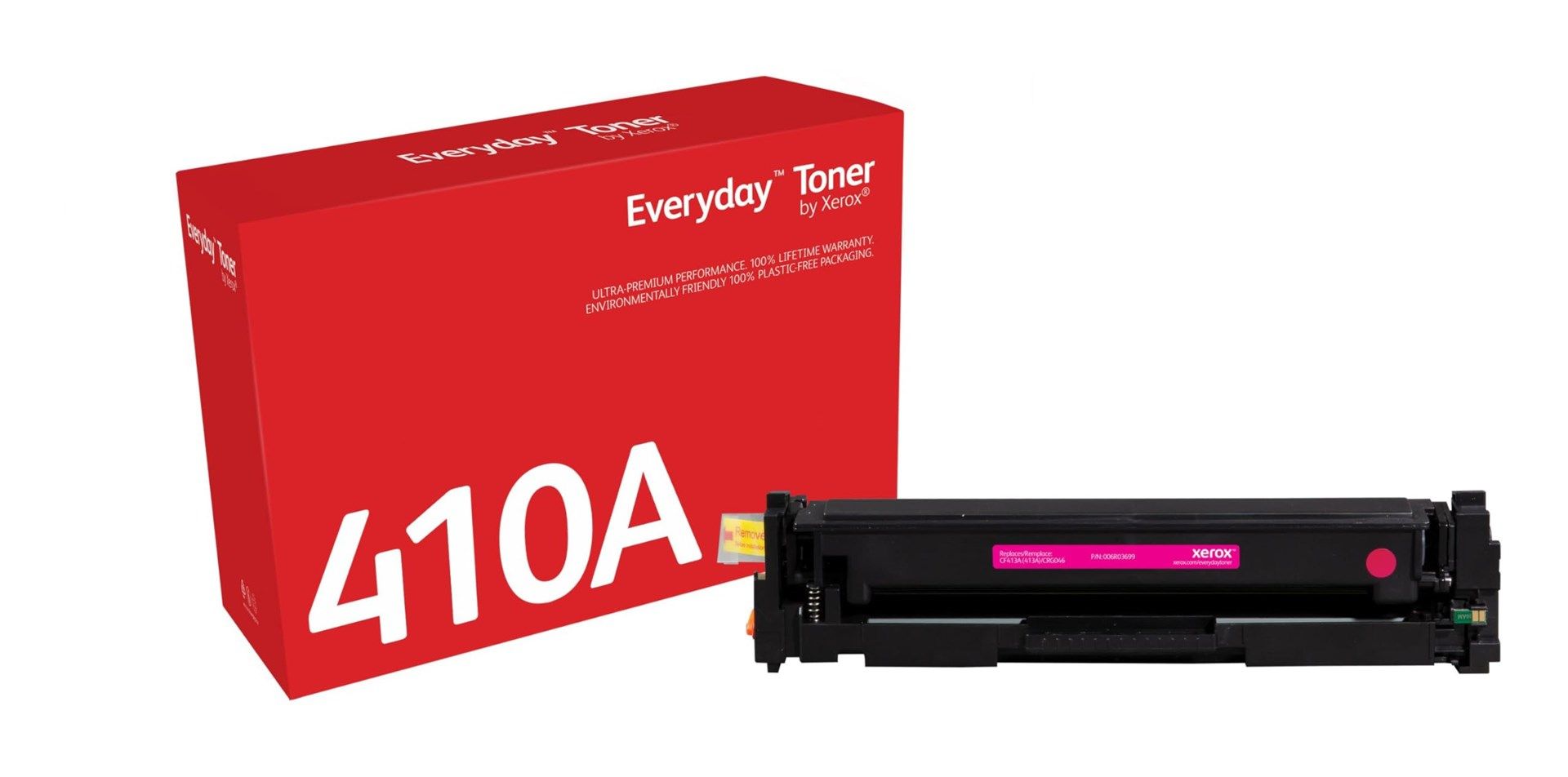 Everyday™ Magenta Toner by Xerox compatible with HP 410A (CF413A), Standard capacity