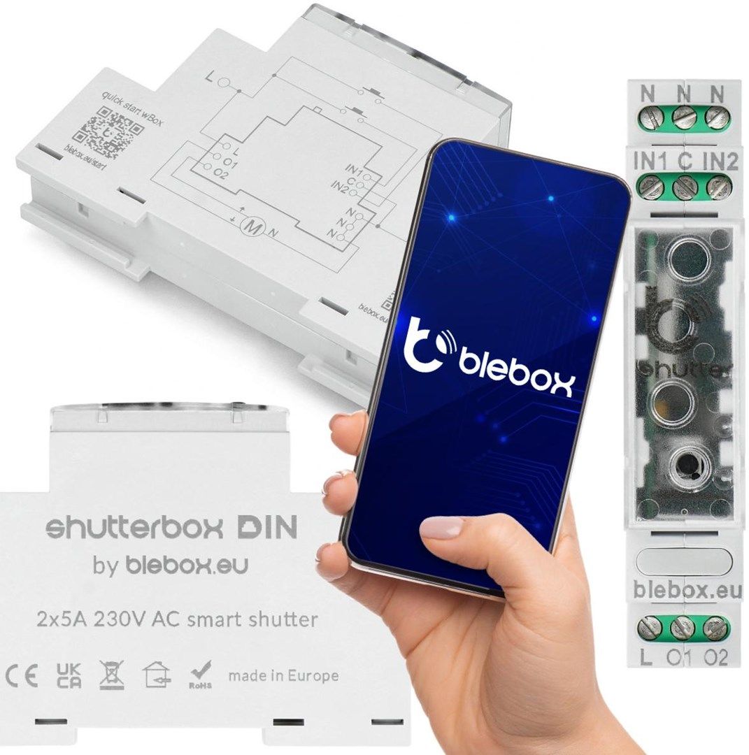 Moduł Sterowania Roletami Shutterbox Din Blebox
