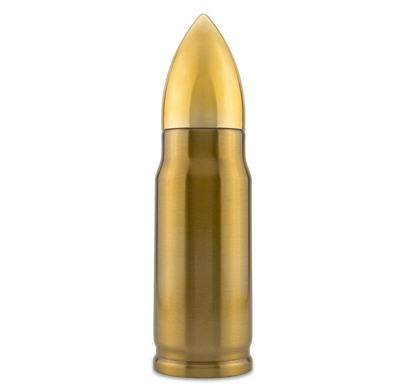 Bullet Brass Thermos Cartridge 500 Ml
