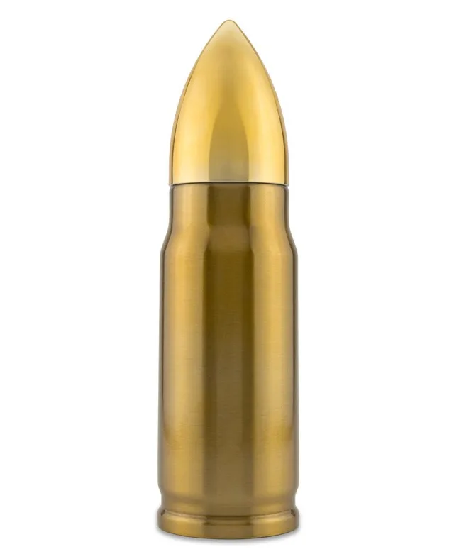 Bullet Brass Thermos Cartridge 500 Ml