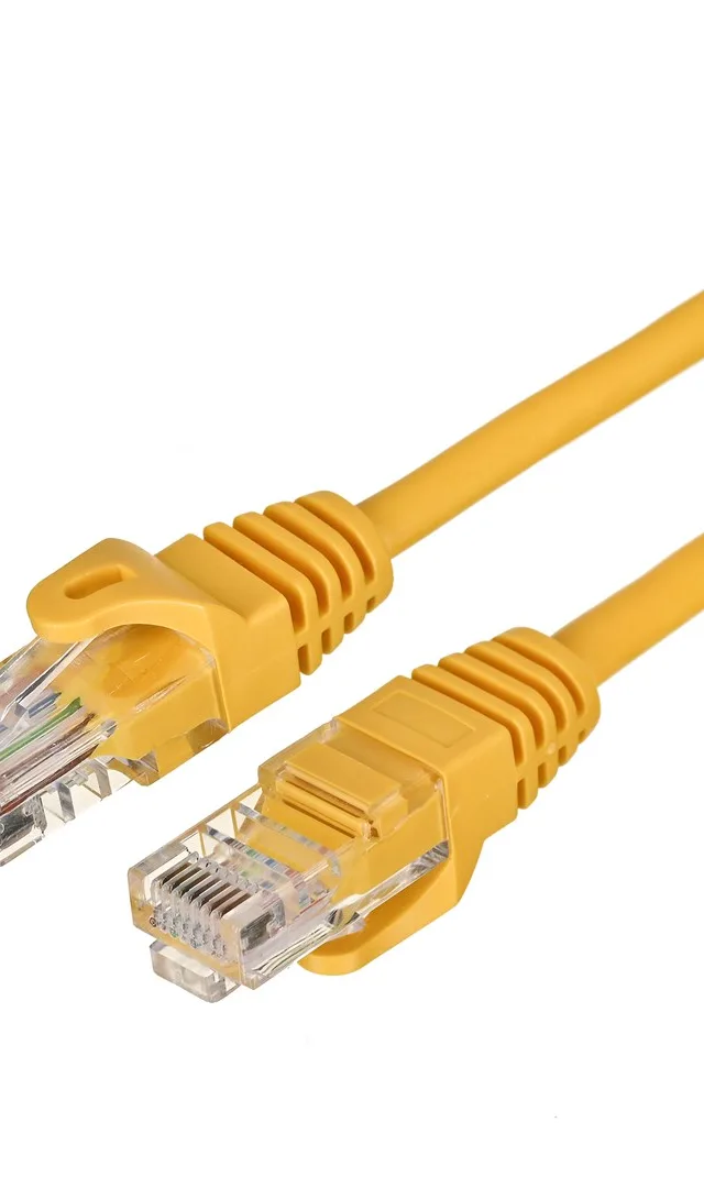 A-LAN KKU5ZOL0.5 networking cable Yellow 0.5 m Cat5e U/UTP (UTP)