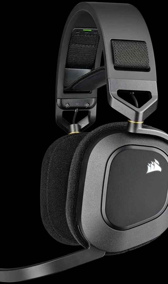 Corsair Gaming Headset RGB HS80 Wireless Over-Ear Wireless