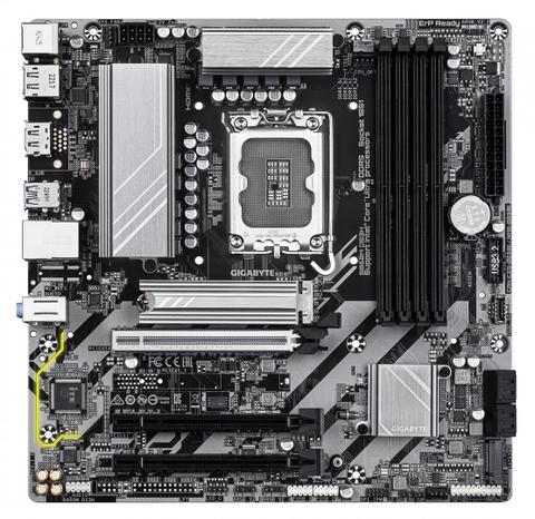 GIGABYTE B860M DS3H Motherboard - Intel Core Ultra Series CPUs, 5+1+2+1 Phases VRM, up to 9066MHz DDR5, 1xPCIe 5.0 + 1xPCIe 4.0 M.2, 2.5GbE LAN, USB 3.2 Gen 2