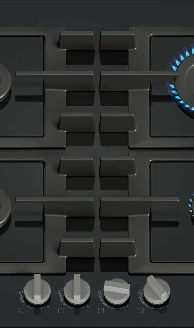 Bosch Serie 4 PNP6B6K40 Gas Hob With 4 Zones