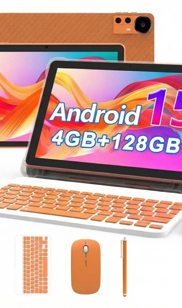 Extralink Tablet CP31 4GB RAM 128GB Orange Tablet Android 15 2Mpx 8Mpx 6000mAh 1280x800px Keyboard Mouse Rysik