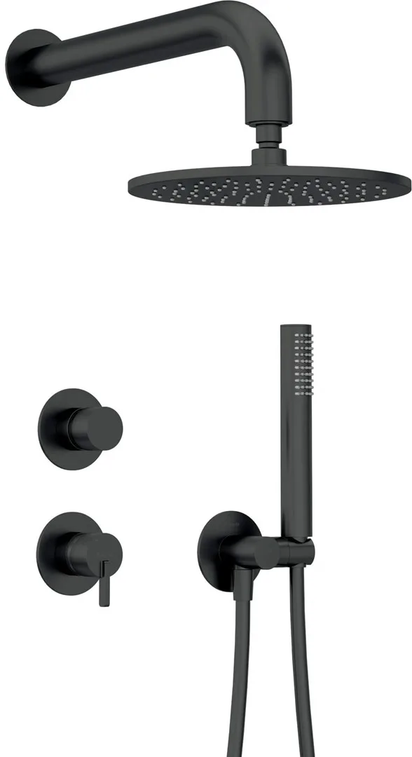 Concealed Shower Set With Overhead Shower