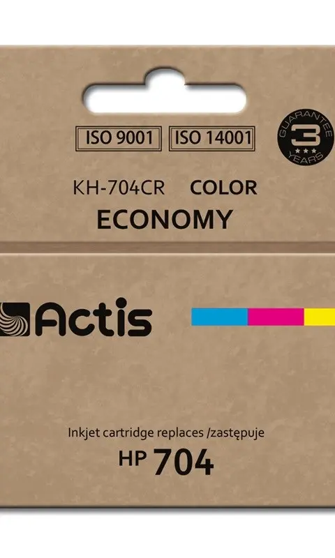 Actis KH-704CR ink (replacement for HP 704 CN693AE; Standard; 9 ml; color)