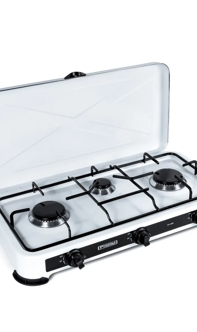 Gas Stove PROMIS KG300 WHITE WITHOUT REDUCER