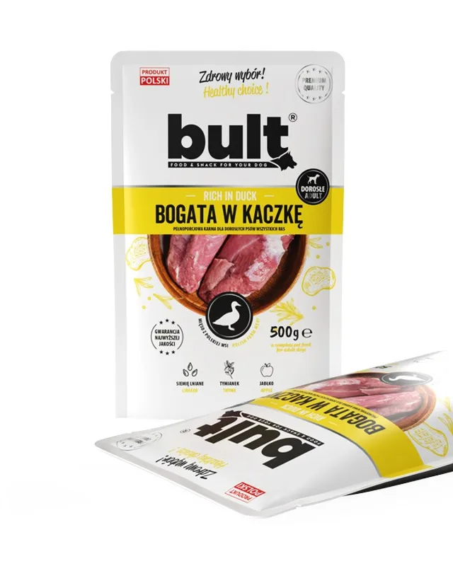 BULT Rich In Duck - Wet Dog Food - 500g