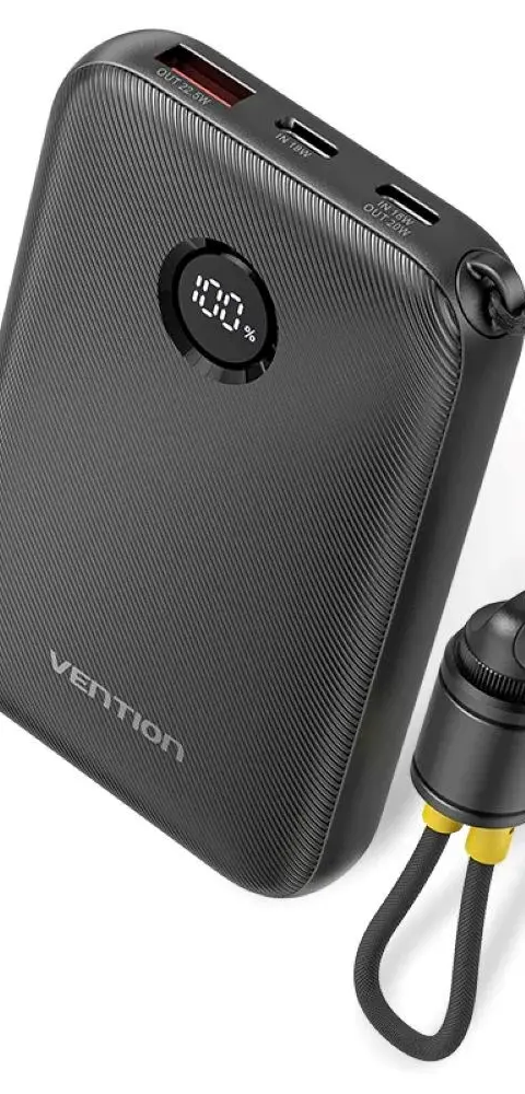 Vention FKAB0-C power bank 10000 mAh Black
