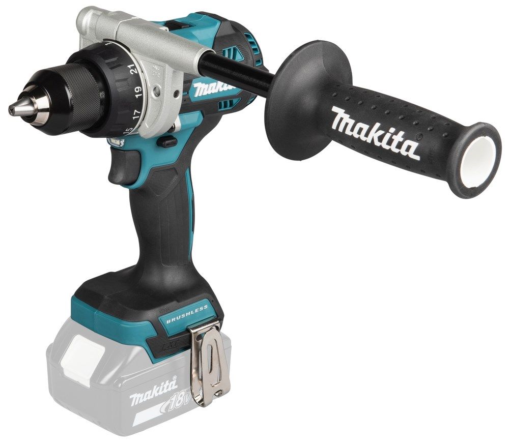 Akku-Bohrschrauber DDF492Z, 18Volt (Blau/Schwarz, Ohne Battery Und Ladegert)