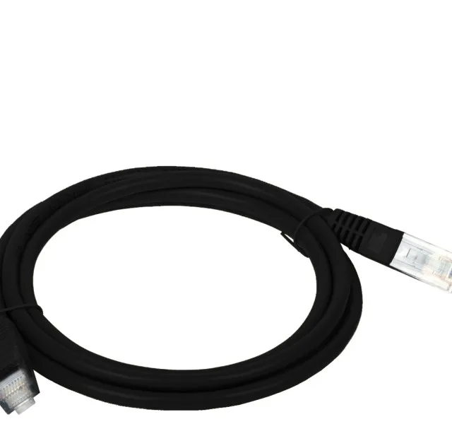 Alantec KKU5CZA1 networking cable Black 1 m Cat5e U/UTP (UTP)