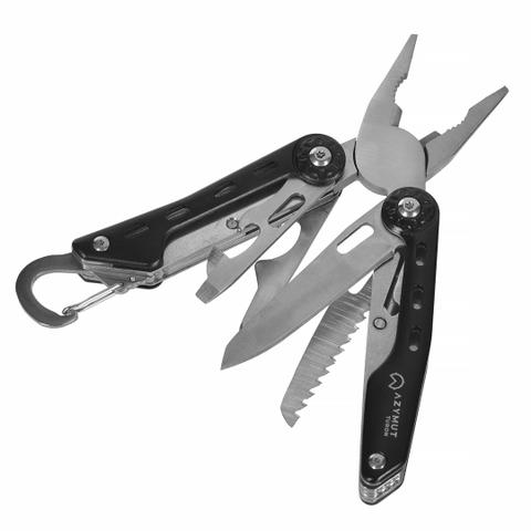 Multitool AZYMUT Turon - 10 Tools Carabiner Belt Pouch (H-P224108)
