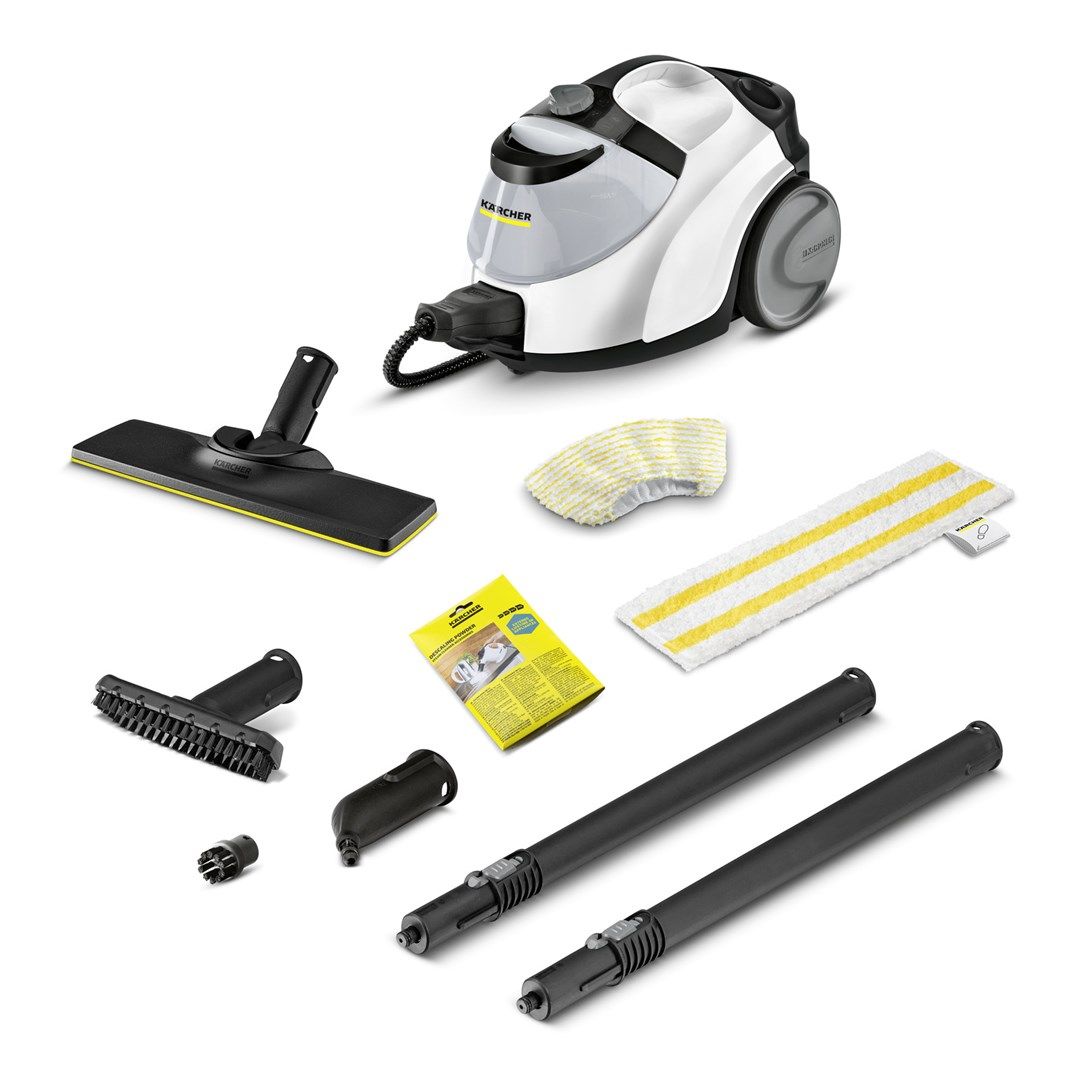 KäRcher SC 5 EasyFix IRON PLUG Cylinder Steam Cleaner 1.5 L 2250 W Black White