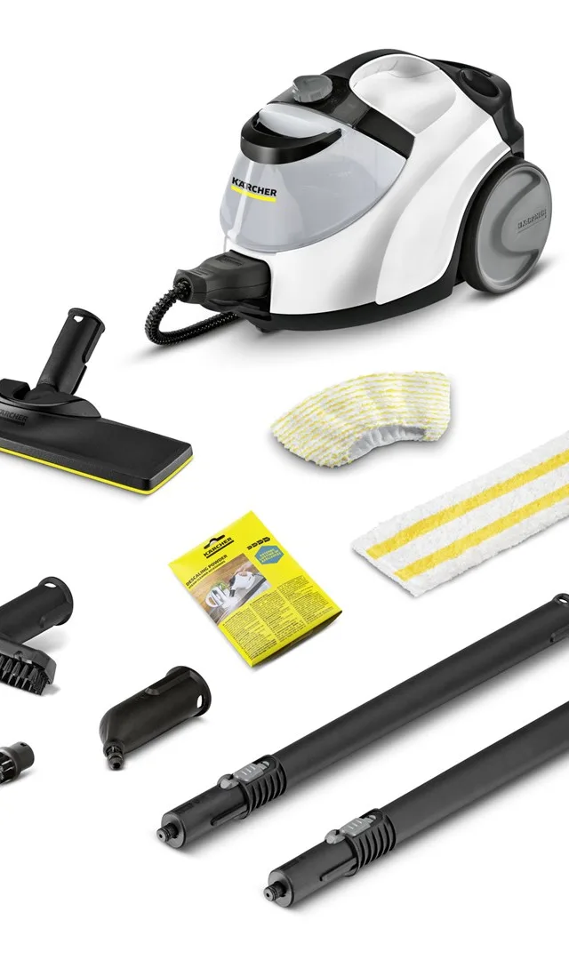 KäRcher SC 5 EasyFix IRON PLUG Cylinder Steam Cleaner 1.5 L 2250 W Black White