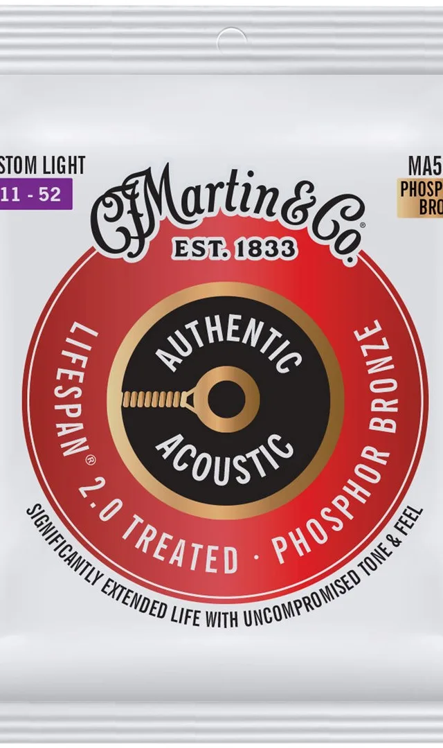 Martin MA535T Custom Light (11-52) - Acoustic Guitar Strings
