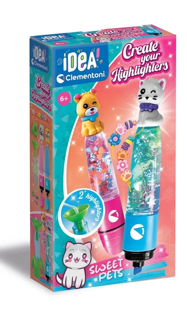Clementoni Set – Mini Marker Factory: Cute Pets