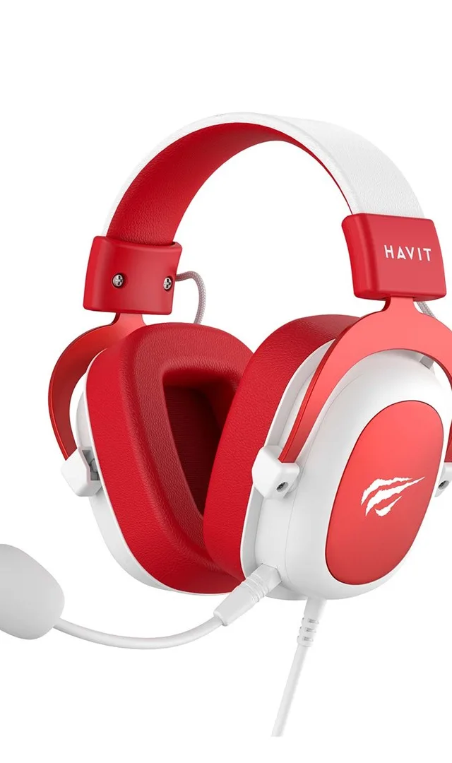 Havit H2002D Gaming headphones White, red