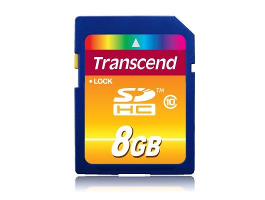 Transcend SD Card SDXC/SDHC Class 10 8GB