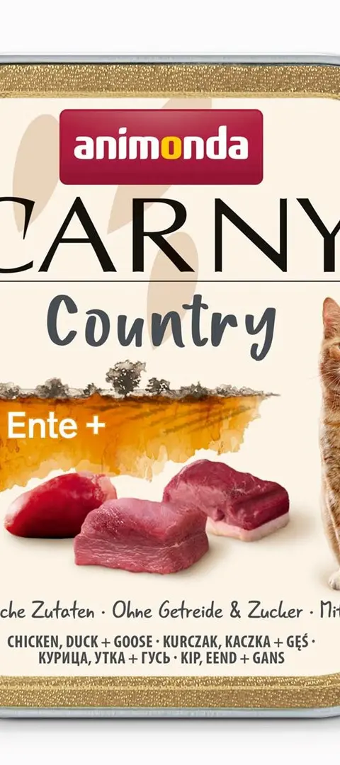 ANIMONDA Carny Country Chicken Duck Goose - Wet Cat Food - 100 G