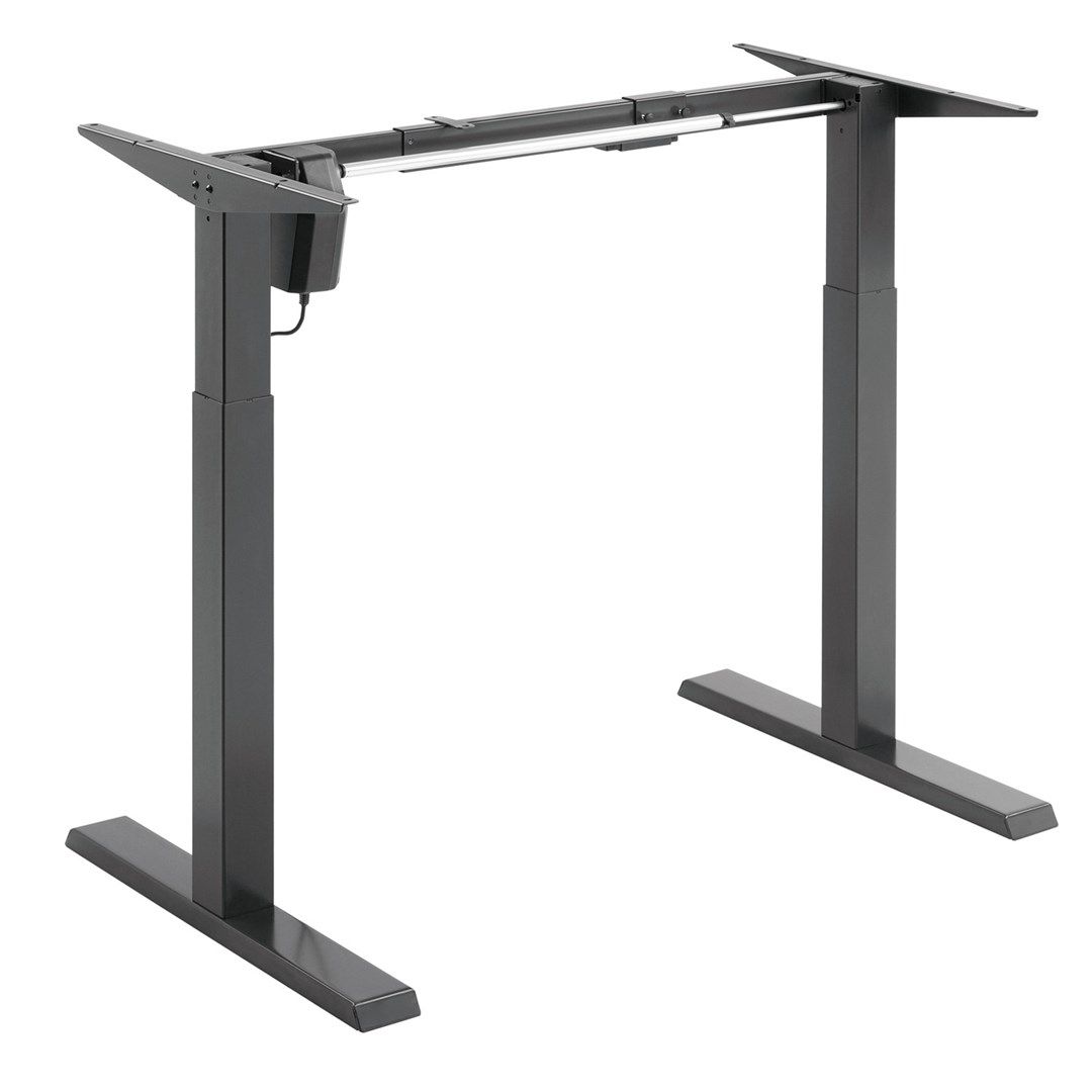Biurko Elektryczne Z Regulacją Wys Ergo Office Szare Max Wys 123cm 80 Kg - Bez Blatu Do Pracy StojąCo SiedząCej ER-433