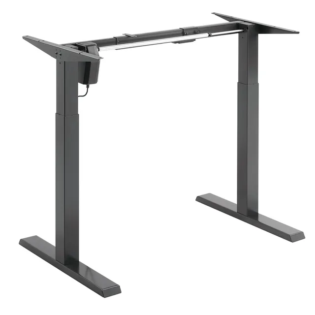 Biurko Elektryczne Z Regulacją Wys Ergo Office Szare Max Wys 123cm 80 Kg - Bez Blatu Do Pracy StojąCo SiedząCej ER-433