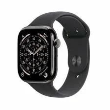 Apple Watch Series 11 GPS Cellular 42mm Natural Titanium Case With Stone Grey Sport Band - S/M