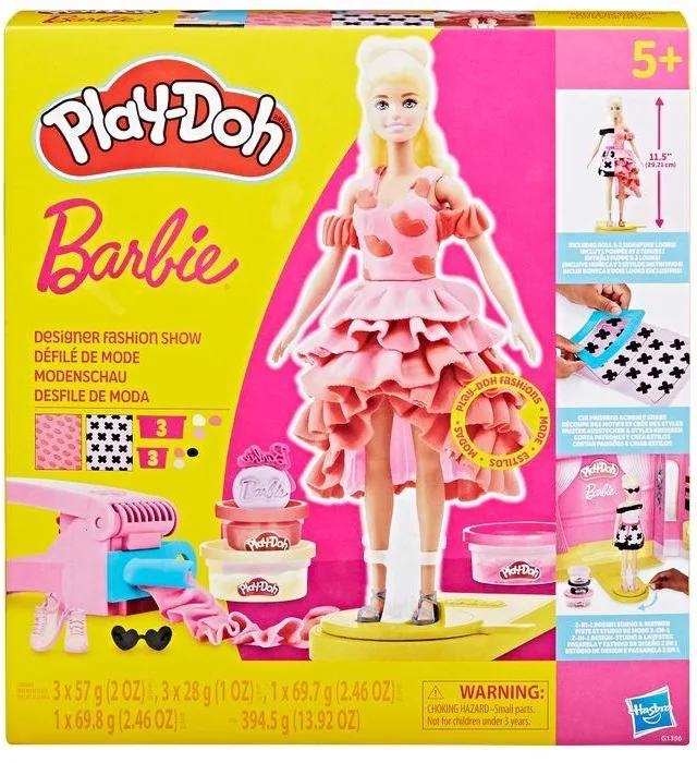 TOY DOUGH PLAYDOH BARBIE SHOW G1356