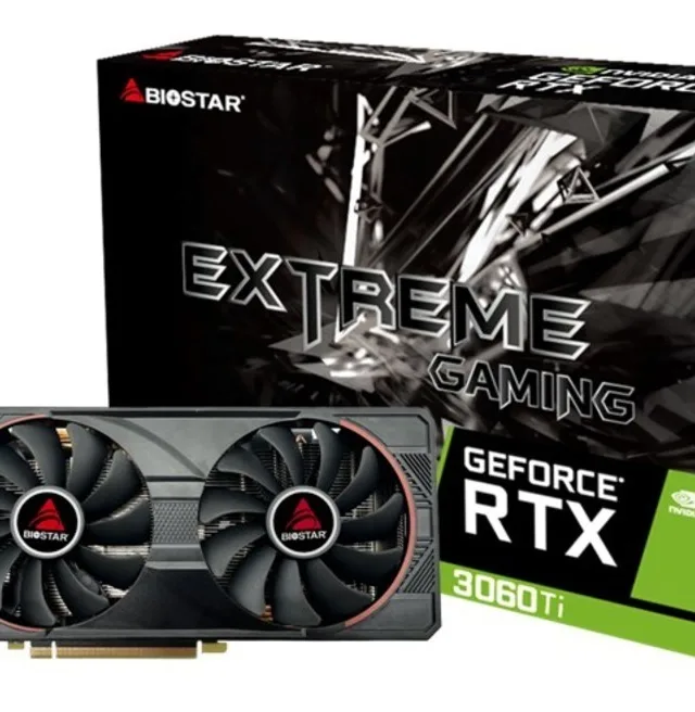 Biostar VN3606TM82 graphics card NVIDIA GeForce RTX 3060 Ti 8 GB GDDR6