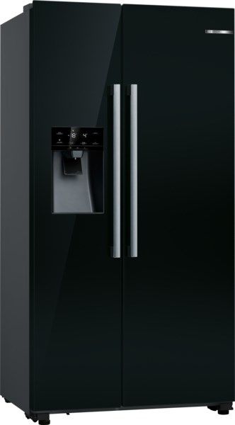 Bosch Serie 6 KAD93ABEP Side-By-Side Refrigerator Freestanding 562 L E Black